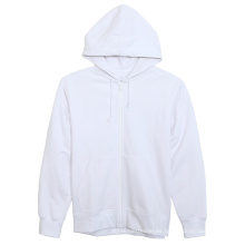 Sudaderas con capucha en blanco del frente de los hombres del llano del frente del poliéster de la venta caliente de la fábrica del OEM 100%